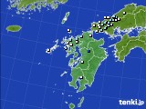 九州地方のアメダス実況(降水量)(2018年06月27日)