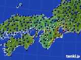 近畿地方のアメダス実況(日照時間)(2018年06月27日)