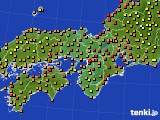 アメダス実況(気温)(2018年06月27日)