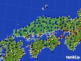 2018年06月28日の中国地方のアメダス(日照時間)