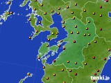 2018年06月28日の熊本県のアメダス(気温)