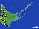 道東のアメダス実況(降水量)(2018年06月29日)