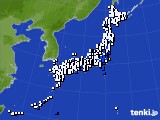 2018年06月29日のアメダス(風向・風速)