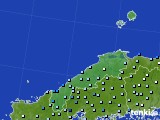 島根県のアメダス実況(降水量)(2018年06月30日)