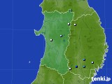 秋田県のアメダス実況(降水量)(2018年06月30日)