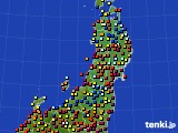 2018年06月30日の東北地方のアメダス(日照時間)