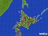 北海道地方のアメダス実況(気温)(2018年06月30日)