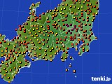 2018年06月30日の関東・甲信地方のアメダス(気温)