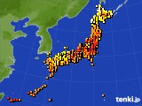 アメダス実況(気温)(2018年06月30日)