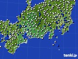 東海地方のアメダス実況(風向・風速)(2018年06月30日)