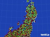 2018年07月01日の東北地方のアメダス(日照時間)