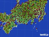 2018年07月01日の東海地方のアメダス(日照時間)