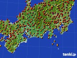 東海地方のアメダス実況(気温)(2018年07月01日)
