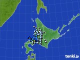 北海道地方のアメダス実況(降水量)(2018年07月02日)