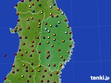 2018年07月02日の岩手県のアメダス(日照時間)