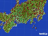 東海地方のアメダス実況(気温)(2018年07月02日)
