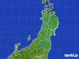 2018年07月03日の東北地方のアメダス(降水量)