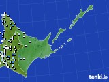 道東のアメダス実況(降水量)(2018年07月03日)