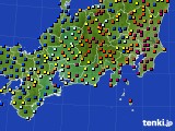 2018年07月03日の東海地方のアメダス(日照時間)