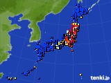 アメダス実況(日照時間)(2018年07月03日)