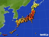 アメダス実況(気温)(2018年07月03日)