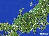 北陸地方のアメダス実況(風向・風速)(2018年07月04日)