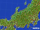 北陸地方のアメダス実況(気温)(2018年07月05日)