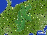 長野県のアメダス実況(気温)(2018年07月06日)