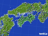 四国地方のアメダス実況(降水量)(2018年07月07日)