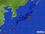 アメダス実況(日照時間)(2018年07月07日)