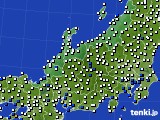 北陸地方のアメダス実況(風向・風速)(2018年07月07日)