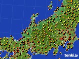 2018年07月08日の北陸地方のアメダス(気温)