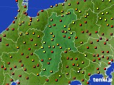 2018年07月10日の長野県のアメダス(気温)