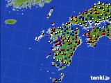 九州地方のアメダス実況(日照時間)(2018年07月11日)