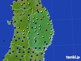 2018年07月11日の岩手県のアメダス(日照時間)