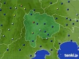 山梨県のアメダス実況(日照時間)(2018年07月12日)