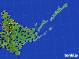 道東のアメダス実況(日照時間)(2018年07月13日)