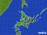 北海道地方のアメダス実況(降水量)(2018年07月15日)