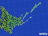 道東のアメダス実況(日照時間)(2018年07月15日)