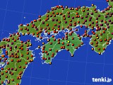 四国地方のアメダス実況(気温)(2018年07月15日)