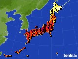 2018年07月15日のアメダス(気温)