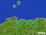 鳥取県のアメダス実況(日照時間)(2018年07月16日)