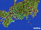 東海地方のアメダス実況(日照時間)(2018年07月17日)