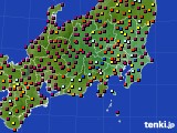 2018年07月18日の関東・甲信地方のアメダス(日照時間)