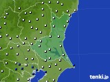 茨城県のアメダス実況(風向・風速)(2018年07月19日)