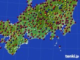 東海地方のアメダス実況(日照時間)(2018年07月20日)