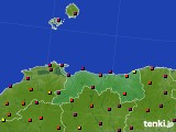 鳥取県のアメダス実況(日照時間)(2018年07月20日)