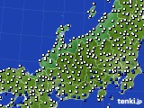 北陸地方のアメダス実況(風向・風速)(2018年07月20日)