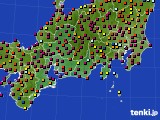2018年07月23日の東海地方のアメダス(日照時間)