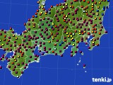 2018年07月24日の東海地方のアメダス(日照時間)